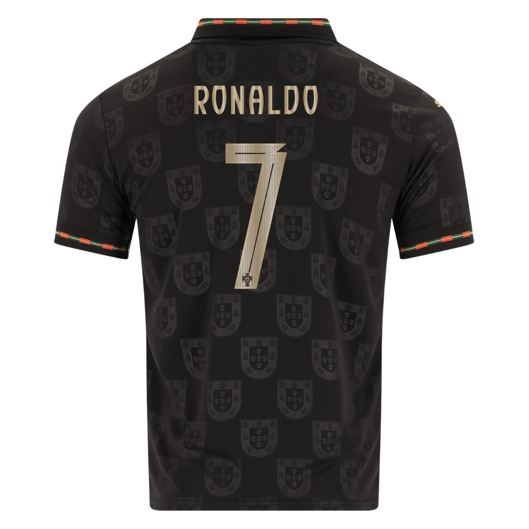 Portugal World Cup Fan Jersey Black Panther 2026 #7 Ronaldo