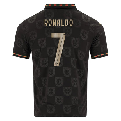 Portugal World Cup Fan Jersey Black Panther 2026 #7 Ronaldo