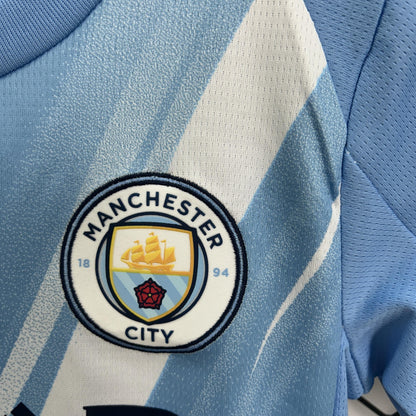 Manchester City 2025/26 home Kit Kids